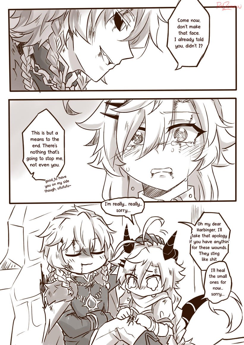 Sepia Comic page